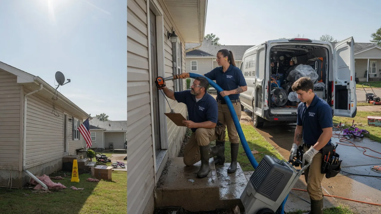 Ceiling Water Damage Restoration in Elwood, NJ near me